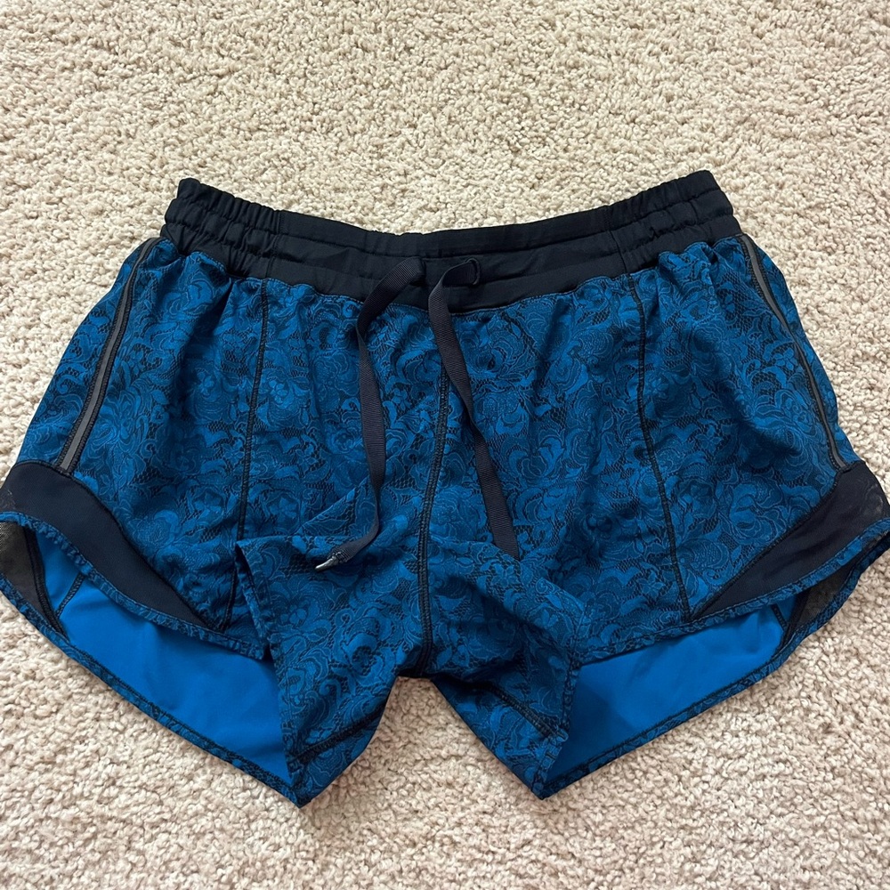 Lululemon Blue Hotty Hot Shorts!